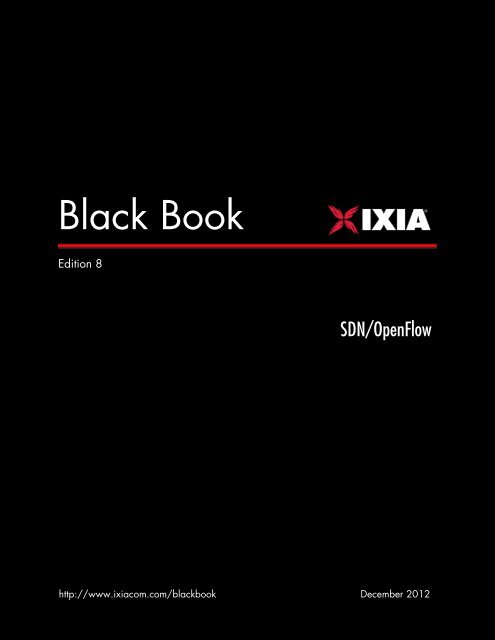 Ixia Black Book: SDN/OpenFlow