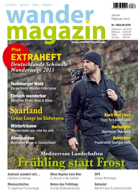 Januar-Februar Ausgabe 2015 Wandermagazin,