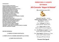 XII Concerto âAuguri di Nataleâ - Cavarzere