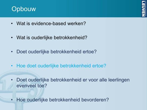 Wat is evidence-based werken?