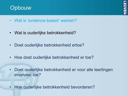 Wat is evidence-based werken?