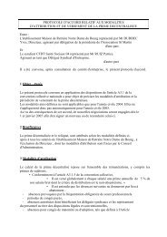 Accord sur la prime dÃ©centralisÃ©e - CFDT SantÃ© Sociaux