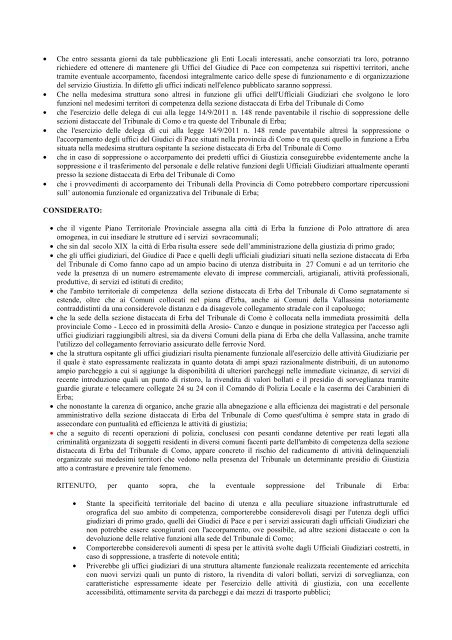 Delibera CC 6: LEGGE N. 148/2011 - Comune di Eupilio