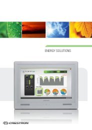 Crestron Energy Solutions - RIBA Product Selector