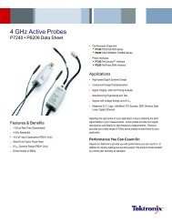 4 GHz Active Probes - P7240, P6209 - Master-tool