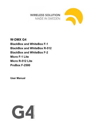 W-DMX G4 - ACT Lighting