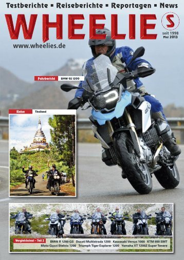 BMW GS 1200 - Wheelies