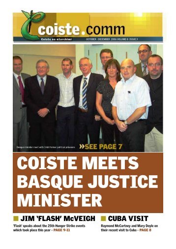 COISTE MEETS BASQUE JUSTICE MINISTER - CAIN