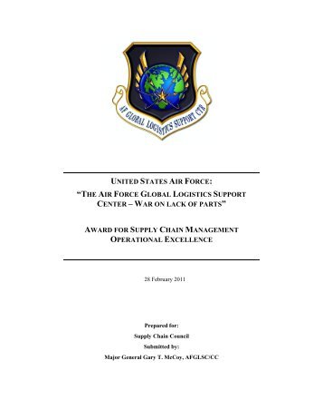 united states air force - Supply Chain Council