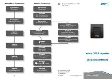 snom DECT repeater - Sipgate.de