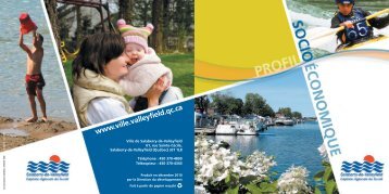 Profil socioéconomique - Salaberry-de-Valleyfield