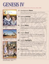 Genesis IV Spring Edition - St. Ignatius College Preparatory