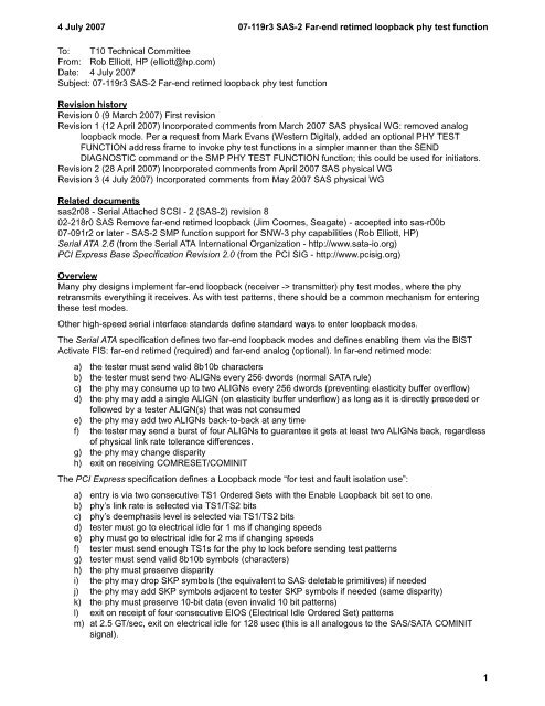 What Is T10 In Sas? _ N5412D Serial Attached SCSI-3 (SAS-3) Compliance ...