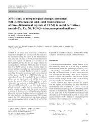 AFM study of morphological changes associated with ...
