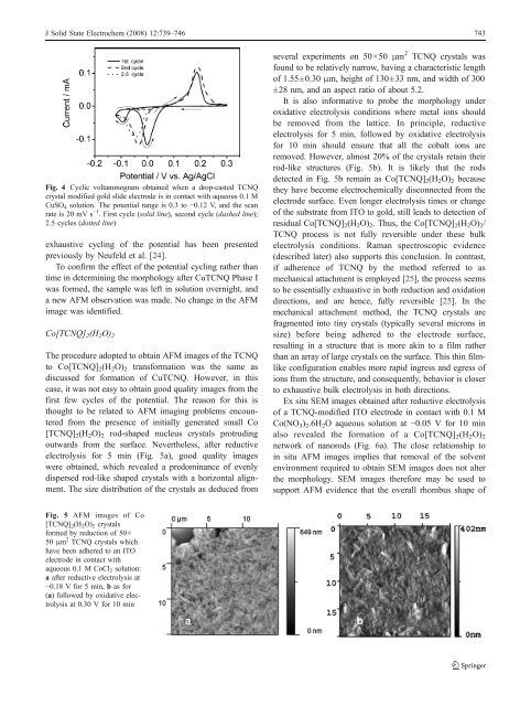 AFM study of morphological changes associated with ...