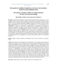 PercepciÃ³n de Conflictos Familiares en JÃ³venes ... - Spentamexico.org