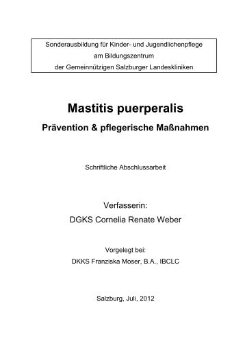 Mastitis puerperalis - Salk