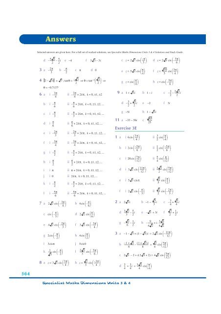 561 Answers Chapter 3