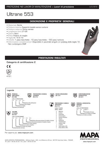 Scheda Tecnica - Flower Gloves