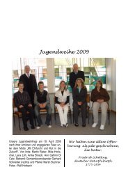 Jugendweihe 2009 - FreireligiÃ¶se Gemeinde Idar-Oberstein