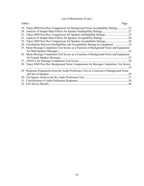 Human Factors Evaluation of Vocoders for Air Traffic Control ... - FAA