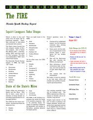 The FIRE: Florida Youth Hockey Report - Palm Beach Breakers ...