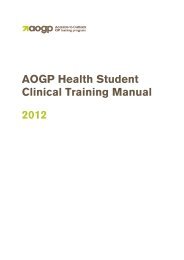 AOGP Student Clinical Training Manual.pdf - Adelaide to Outback ...