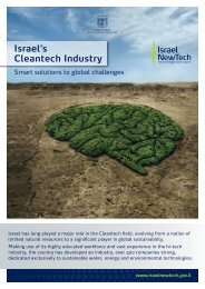 Israel's Cleantech Industry - Invest in Israel