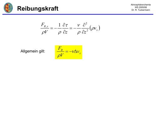 Dynamik der Atmosphäre