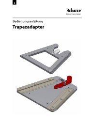 Trapezadapter - Rehatec