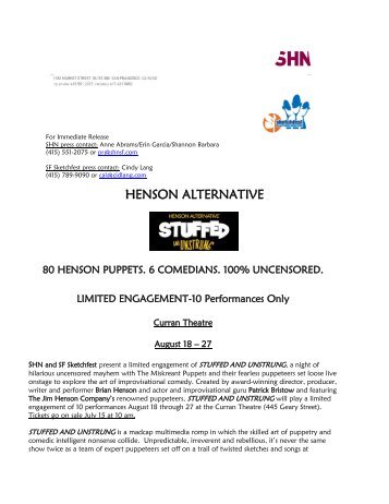 HENSON ALTERNATIVE - The Jim Henson Company