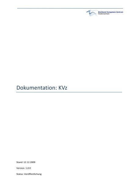 Dokumentation: KVz