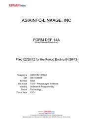 FORM DEF 14A (Proxy Statement (definitive)) - Corporate Asia ...