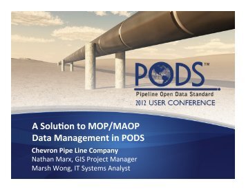 A Solution to MOP / MAOP Data Management in PODS