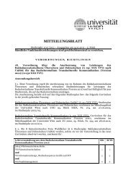 Anerkennungsverordnung 031-032-2.pdf, Seiten ... - UniversitÃ¤t Wien