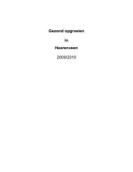 Gezond opgroeien in Heerenveen 2009/2010 - GGD Fryslan