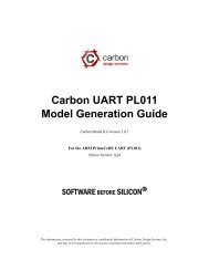 Carbon UART PL011 Model Generation Guide - Carbon Design ...
