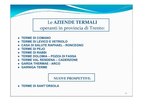 Cenni di geologia e termalismo nella provincia di ... - Trentino Salute