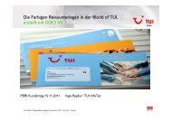 Die Farbigen Reiseunterlagen in der World of TUI ... - Pbsoftware.eu
