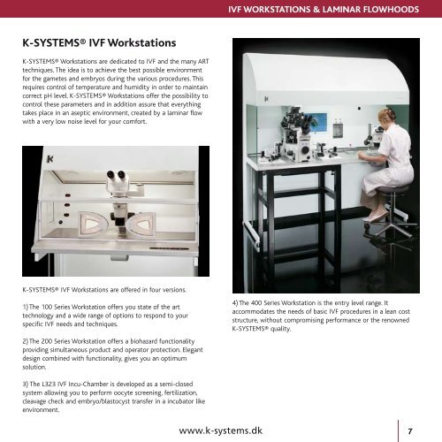 K-SYSTEMSÂ® IVF Workstations - Medial