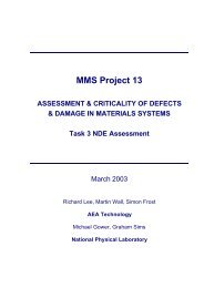 MMS13 Task 3 Report NDE .pdf - ESR Technology