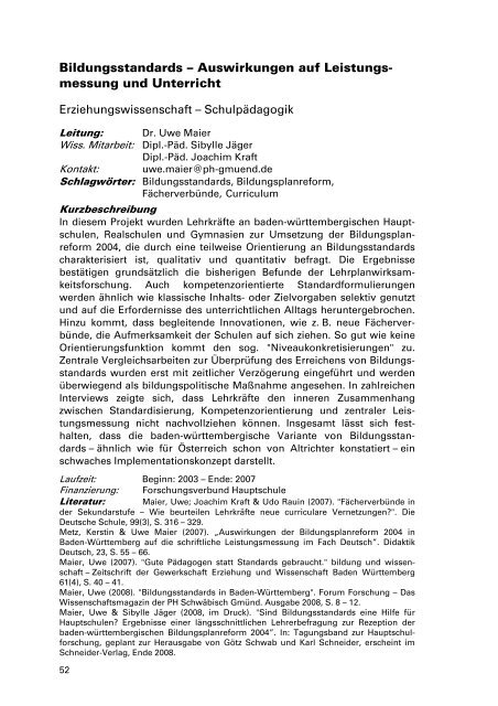 PDF-Datei - Pädagogische Hochschule - Schwäbisch Gmünd