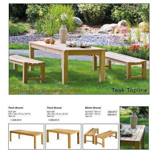 Gartenmöbel aus Teak, Geflecht, Aluminium und Edelstahl ...