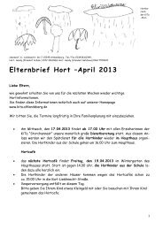 Elternbrief Apr 2013 - der Kita Storchennest in Altlandsberg