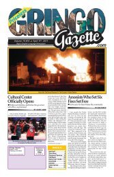April 11th, 2011 - the Gringo Gazette