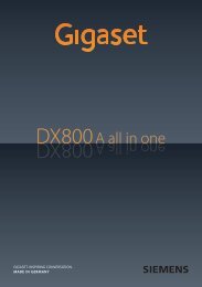 Gigaset DX800A all in one - Sipgate.de