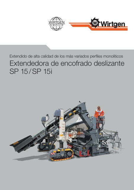Extendedora de encofrado deslizante SP 15 / SP 15 i - Wirtgen GmbH