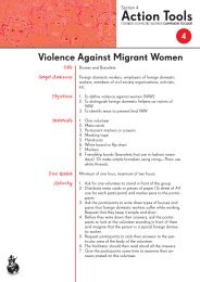 04 – Violence Against Migrant Women - CARAM Asia