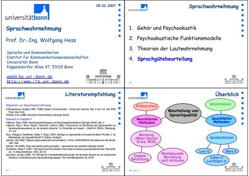 Ausbalanciertheit - Arbeitsbereich Sprache und Kommunikation ...