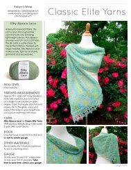 Robyn's Wrap - Classic Elite Yarns